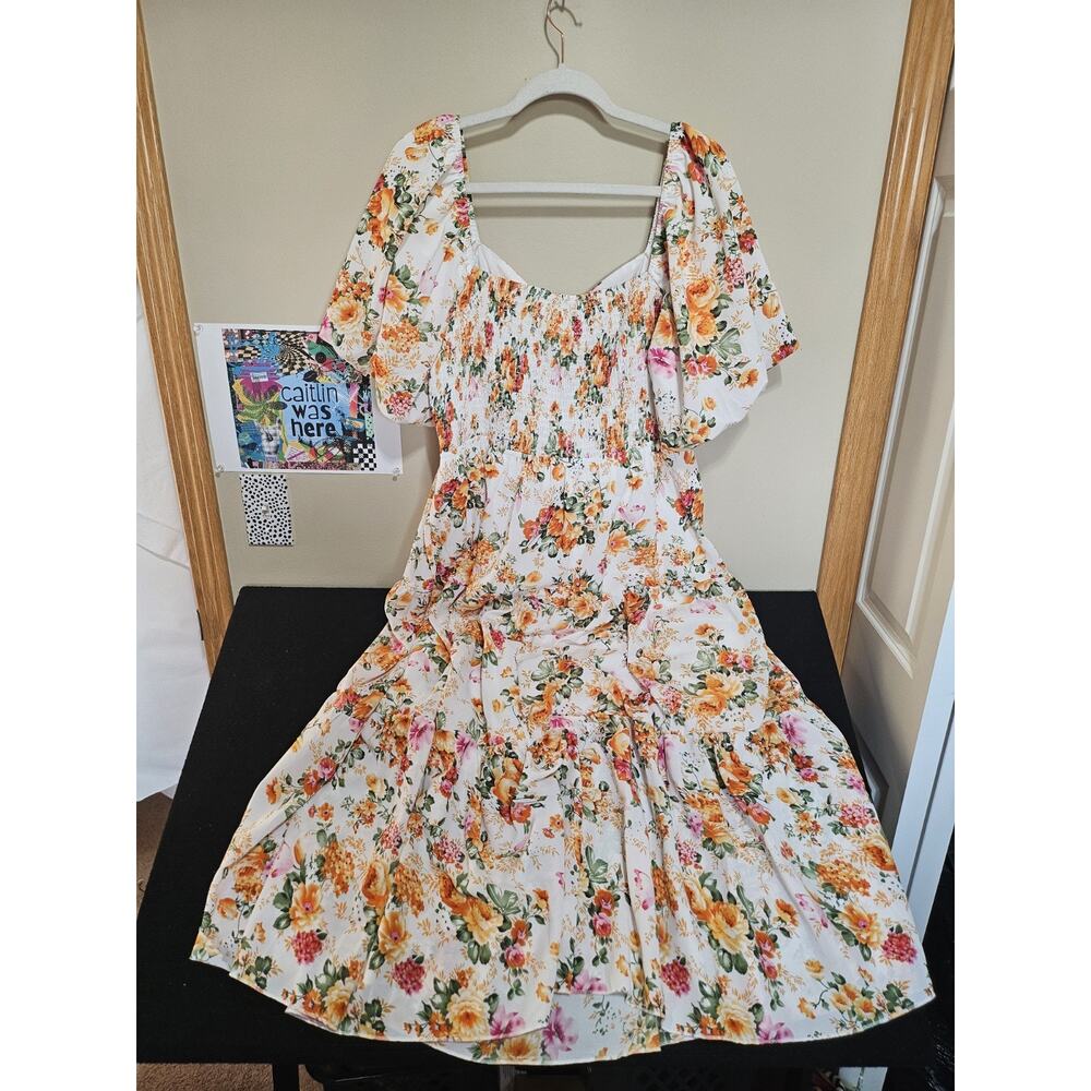 Floral Midi Dress - Picture 10 of 13